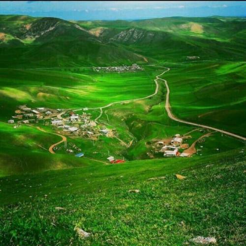 روستای خروزلو واقع در دشت مغان، استان اردبیل!